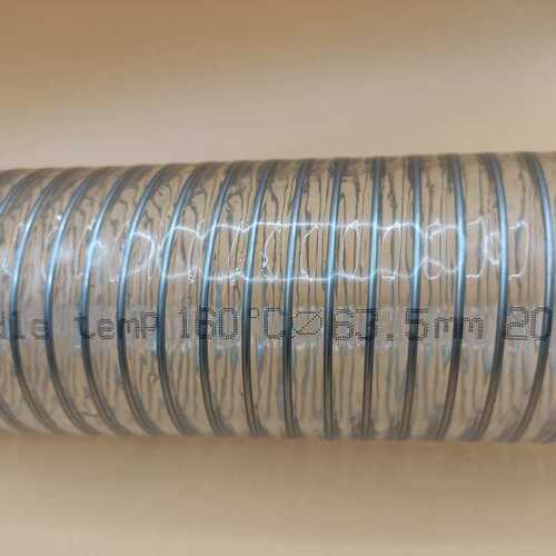 透明高低温增强透明纤维增强管钢丝现货 软管pvc 钢丝软管水管耐