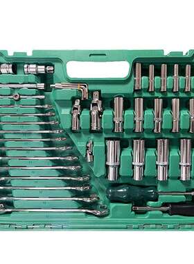 装汽修21扳6PC件套套435筒头汽修组套套铬钒钢套筒手五金工机具