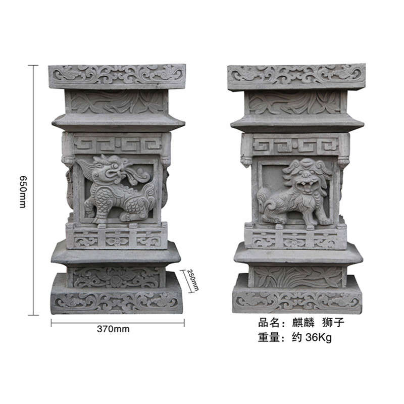 仿古砖雕 墀头 中式庭院门头砖雕 四合院砖雕门头门楼挂件 墀头