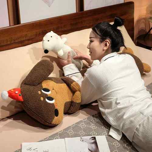 条抱枕抱娃腊肠卧床上靠枕睡觉室夹腿陪侧睡枕头床头靠垫可拆洗卡