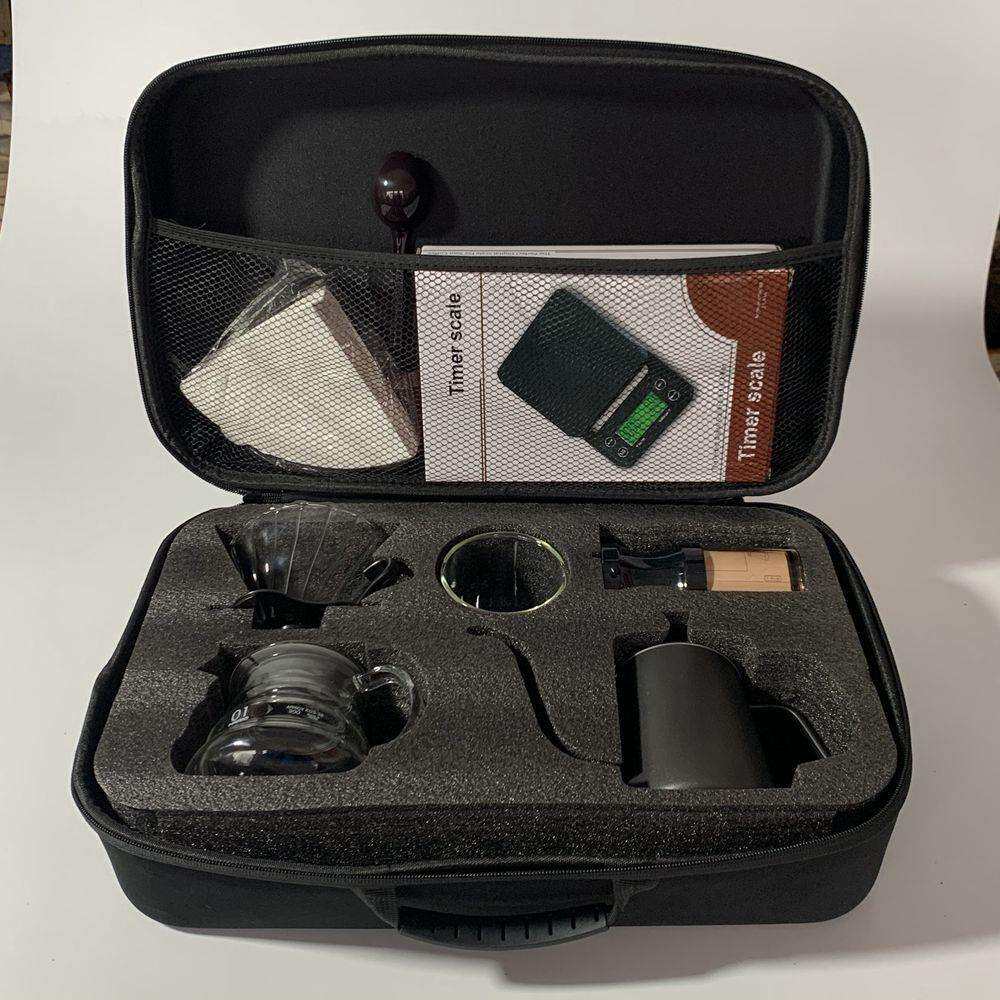 收纳旅行手冲咖啡壶套装手磨咖啡壶全套器具滤杯手冲壶组合