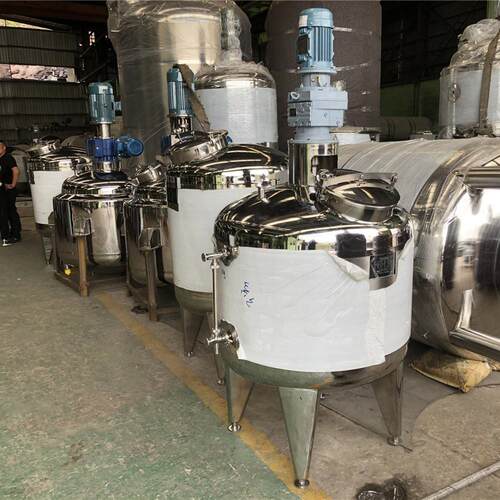 厂家直销食品级液体搅拌混合罐稀配灌500L单程立式不锈钢搅拌罐