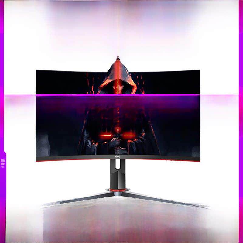 AOC C27G2Z 曲面27英寸144HZ电竞游戏高清液晶电脑主机曲屏显示器