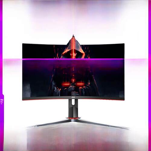 AOC C27G2Z 曲面27英寸144HZ电竞游戏高清液晶电脑主机曲屏显示器