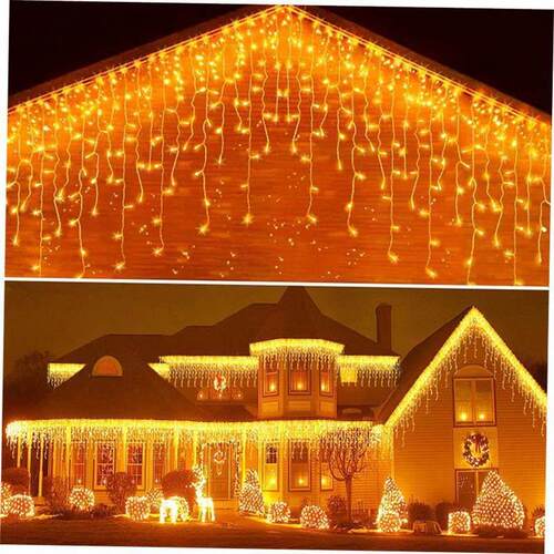 Christmas Decorations For Home Outdoor LED Curtain Icicle 1