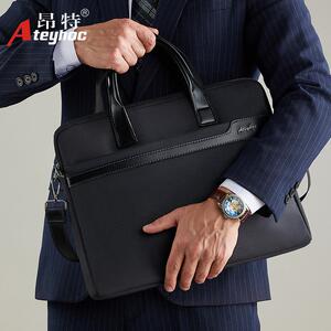 百利文昂特JS-829文件袋帆布手提文件包大容量多层公文包会议袋