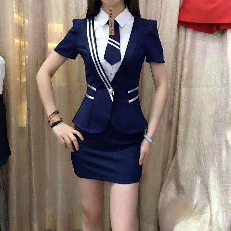 2025新Dj工作服性感酒吧Ktv夜总会公主制服空姐制服夜总会女性苗