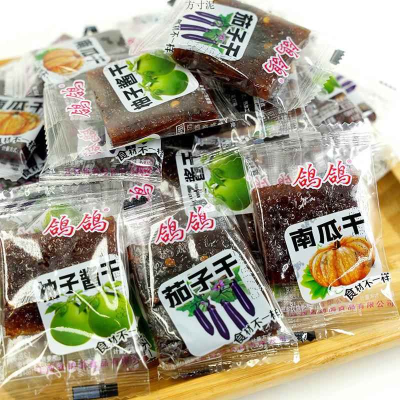 鸽鸽散装茄子干酱干类下饭菜休闲零食辣小吃香辣味江西特产南瓜干