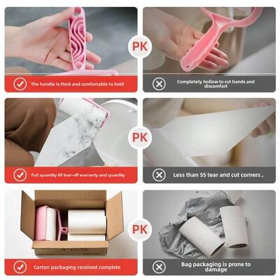 Lint Roller Pet Hair Remover Sticky Rollers Clothes Dog