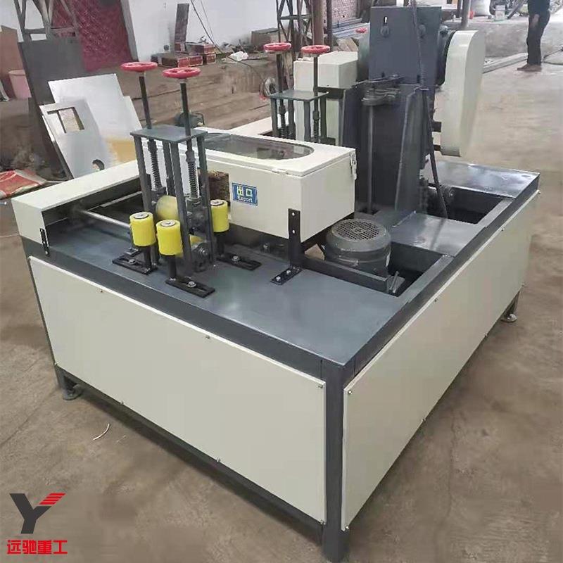 自产自销角铁生面方管除锈机 矩管四抛光机 锈YC-FT-12方通翻形新