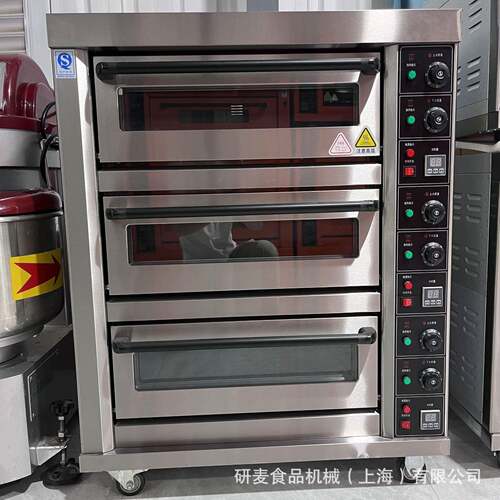 研麦不锈钢大型商用食品烘焙设备KXD3-3旋钮款立体烘烤精准控温