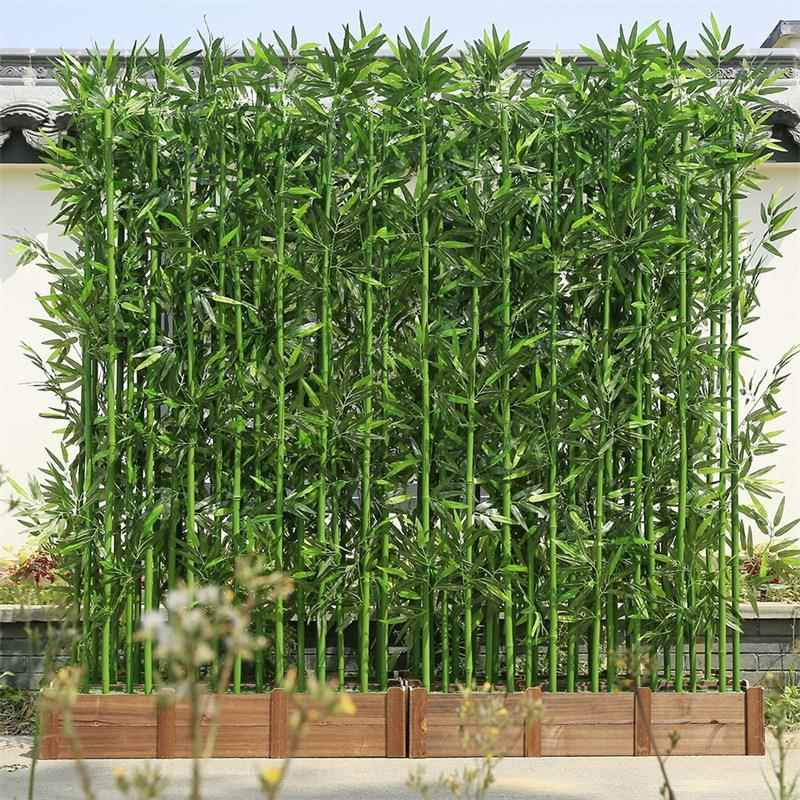竹子公司酒店造景隔断屏风假竹子室内装饰户外遮挡仿生绿植