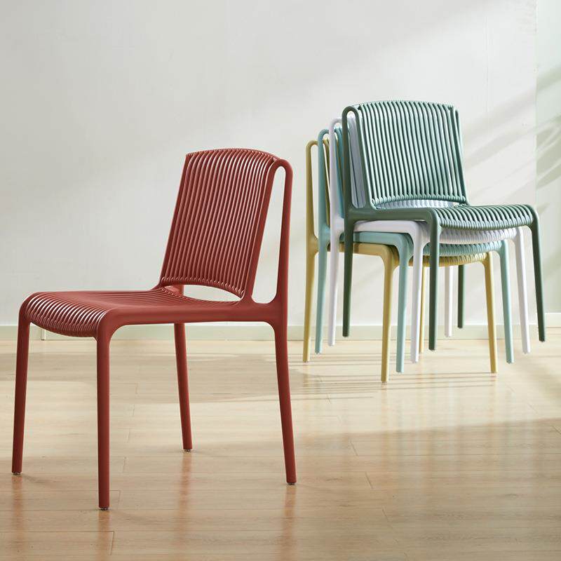 塑料椅子加厚靠背椅子凉椅镂空休闲椅户外时尚成人餐椅餐厅餐桌椅