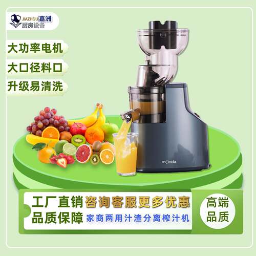 工厂直销汁渣分离榨汁机家商两用原汁机跨境发新水果螺旋挤压机