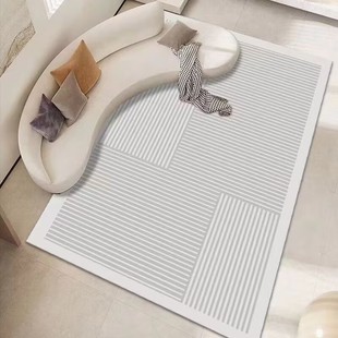 家用沙发地垫卧室防水免洗可擦 奶油风地毯客厅轻奢高级感2024新款