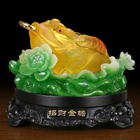 金蟾摆招财三足件KLV蝉金大号蟾蜍公司工艺开业礼铺品家居店收银