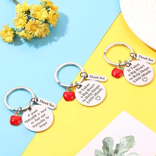 Teacher Appreciation Gifts Keychain Idea for Christmas Birth