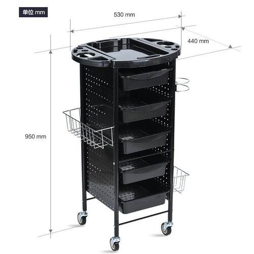美发店推发廊工具车美工具车理发DL-B6推车工发具柜子美车发用品