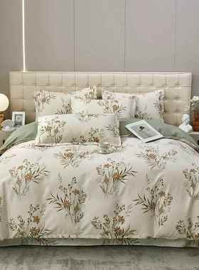 正品结婚红色婚庆四件组上1.8m2.m0床大双人喜庆床品被套床单式床