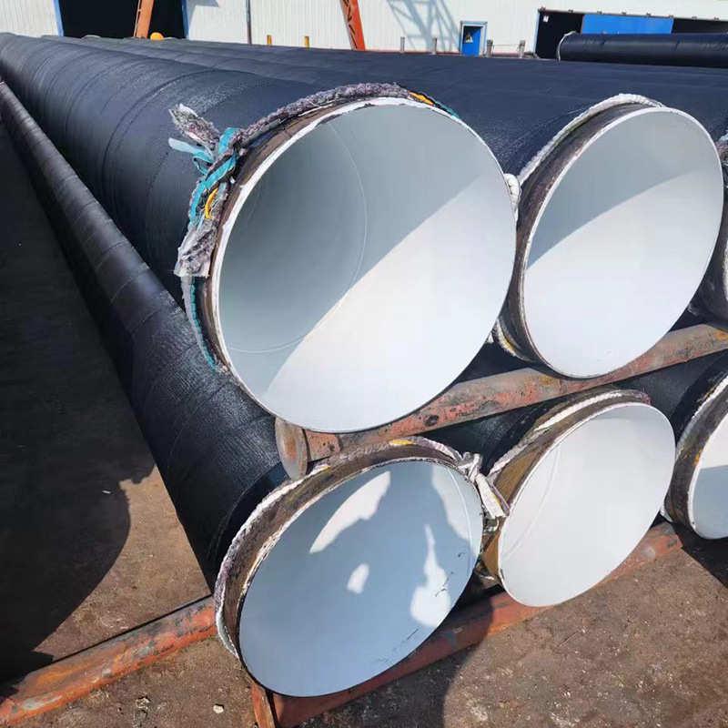 环氧煤沥青防腐钢管三布四油两油一布 五大口径IPN8710排污水管道