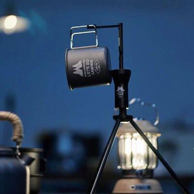 300ML Camping Water Cup with Foldable Handle Camping Mug