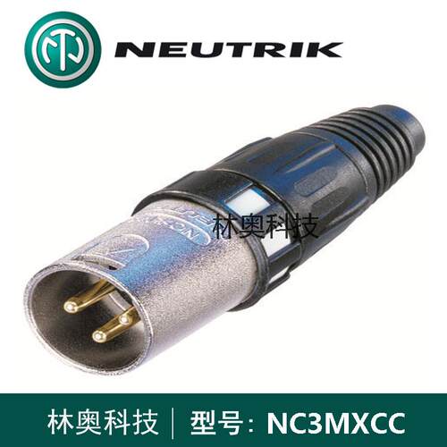 瑞士NEUTRIK优曲克NC3FXCC卡侬母插头卡农头110欧姆AES数字音频头