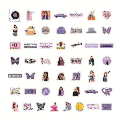 50PCS Singer Olivia Rodrigo Sour Stickers Aesthetic for Lapt