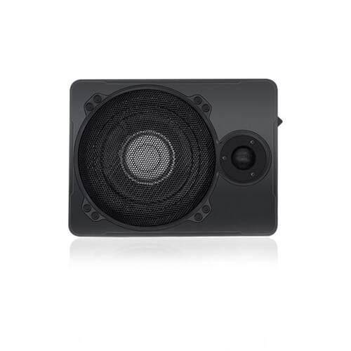 YUEXIAO车载低音炮汽车音响超薄座椅小钢炮有源重低音12V24V专用