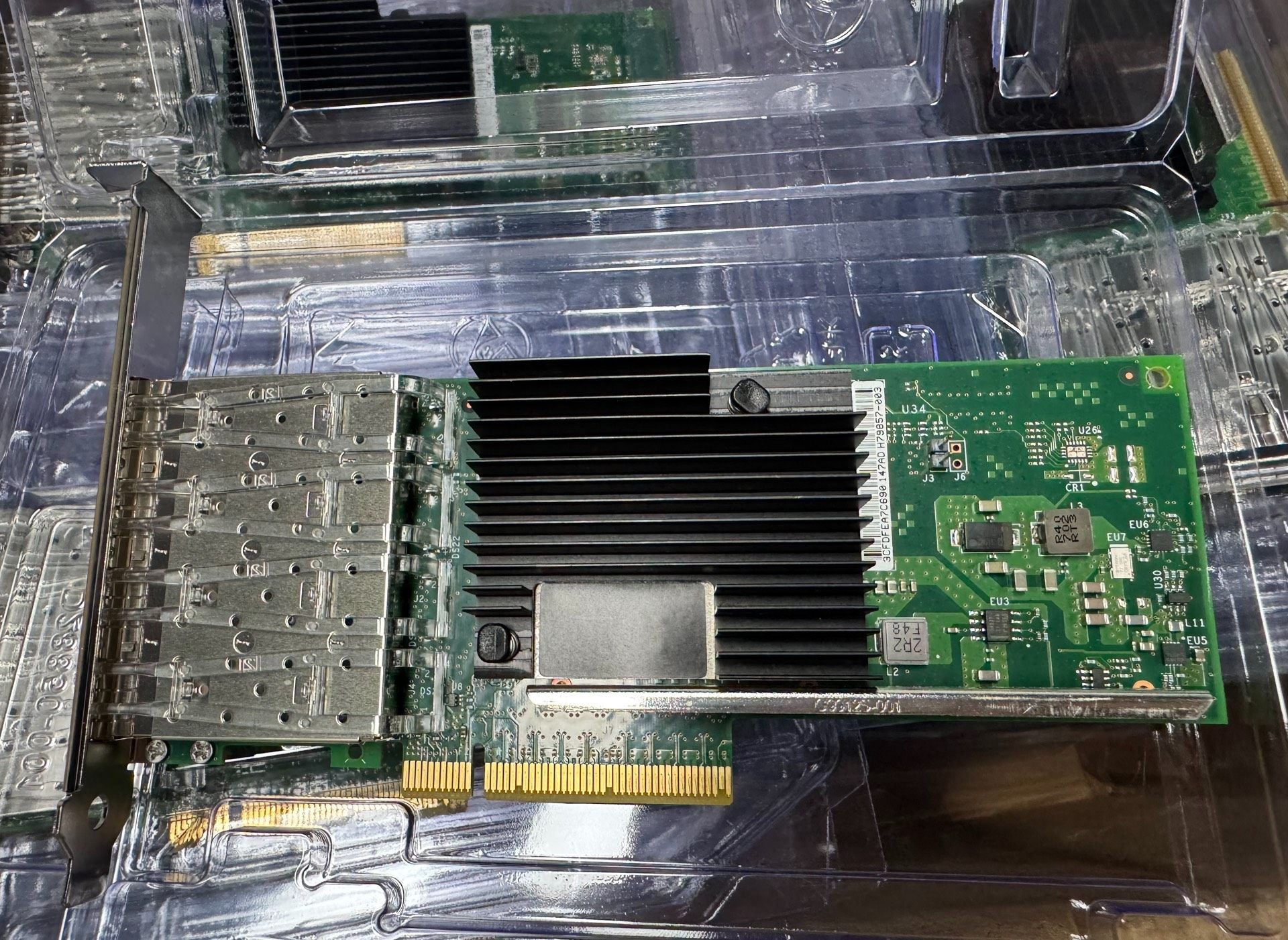 蓝标英特尔x710-da4 G1P5万兆四口万兆网卡光口X7