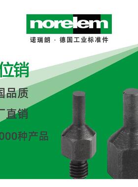 norelem德国原厂直供诺瑞朗NLM02027定位销带内/外螺纹针形