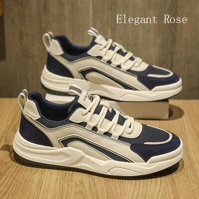 ELEGANT ROSE 男鞋潮流百搭运动阿甘鞋户外运动鞋厚底增高跑步鞋