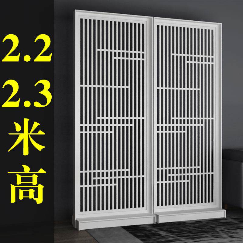 进门玄关柜隔断到顶双面转角镂空隔断客厅卧房新中式简约现代简约