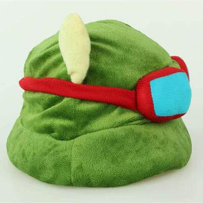 Game LOL Swift Scout Teemo Cosplay Hat 英雄联盟提莫帽子