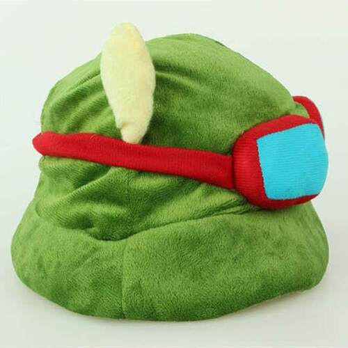 Game LOL Swift Scout Teemo Cosplay Hat 英雄联盟提莫帽子