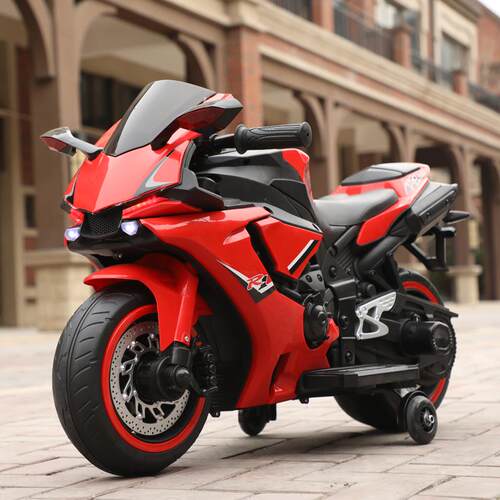 正品儿人童电动摩托车可男女小孩2-3-大6岁号充电坐宝宝两轮玩具