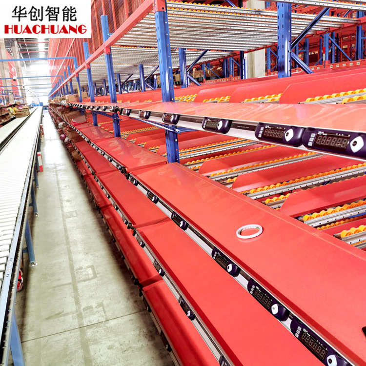 厂家批发流利式货架 重型仓储货架 滑动滚动轮仓库电商云仓分拣架