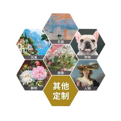 纯手绘画肌理HSI-5151画抽关象画肖像画客厅装饰画玄挂走画立体廊