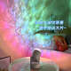 台灯水波纹氛围灯卧室情调拍照直播背景桌面高级感装 饰房间小夜灯