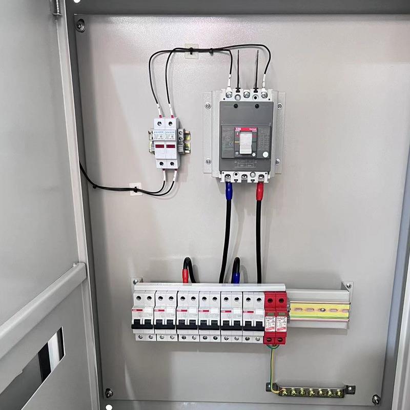 ABB内外双开门金属接线箱网络配电箱 室外防水防尘电源箱