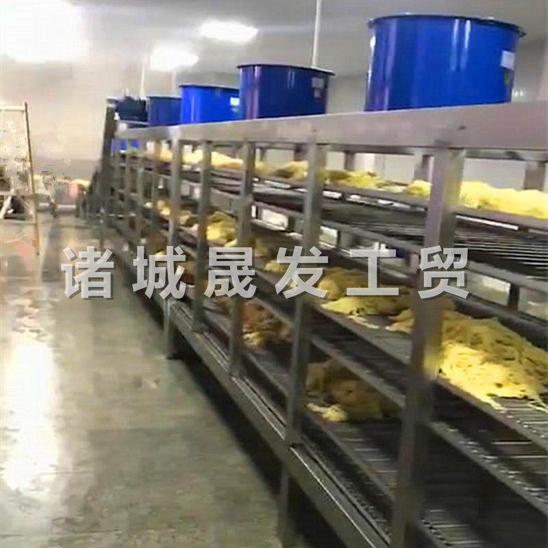 连续式米粉米线蒸煮机中小型湿面成套加工设备热干面风凉冷却机