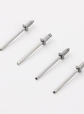 扁圆头开口式 304不锈钢抽芯铆钉 GB12618 M3.2全钢抽芯铆钉