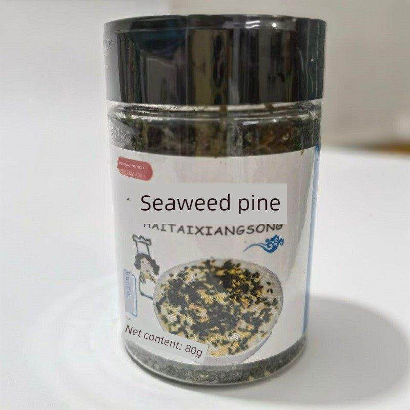 3月产爱家妈妈海苔香松拌饭料开盖即食寿司饭团手卷芝麻紫菜碎80g