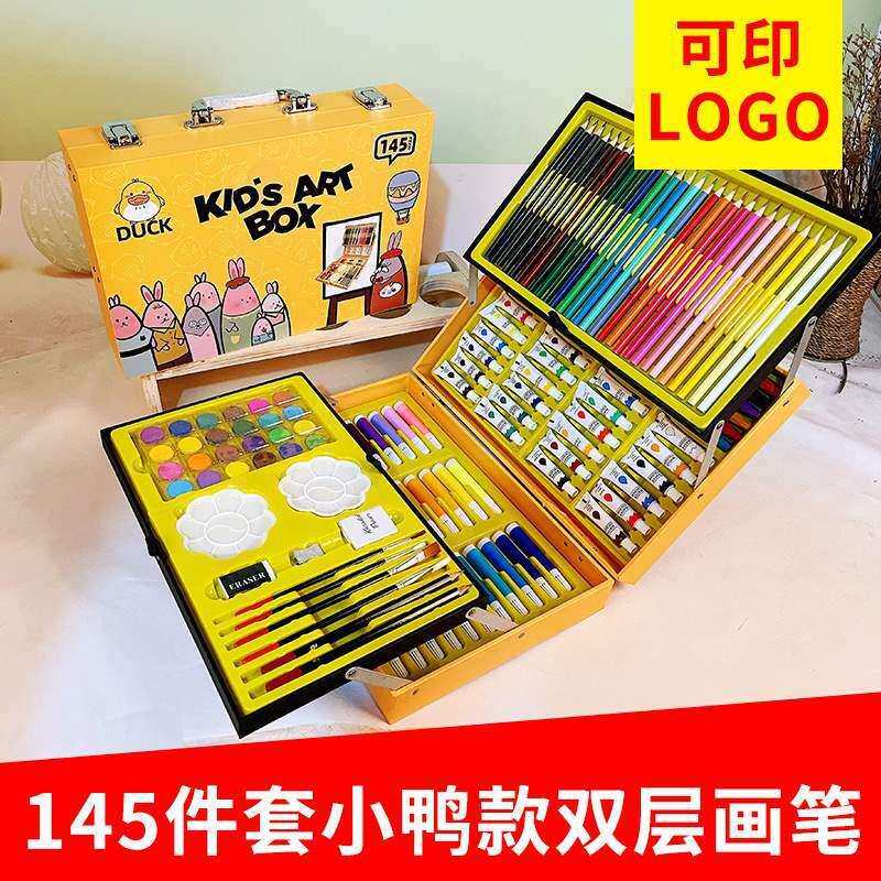 幼儿园美术画笔套装水彩笔蜡笔学习用品
