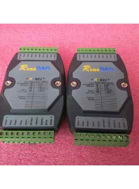 拆机集智达 R-8017采集模块.RS485总线8路隔离模拟 备件/咨询