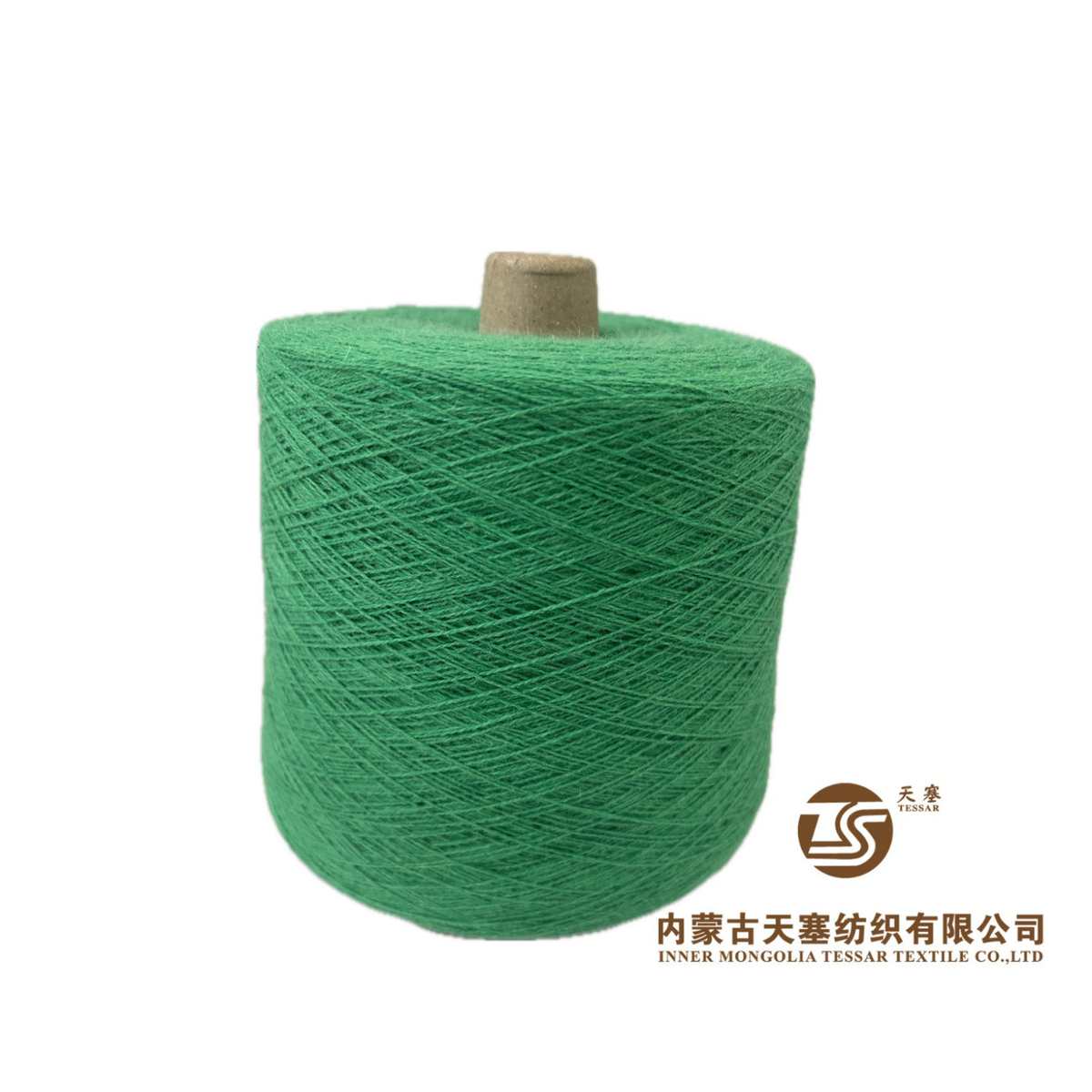 60%狐狸绒40%丝光毛条 天然动物纤维 粗纺纱线16S/2  内蒙古纱