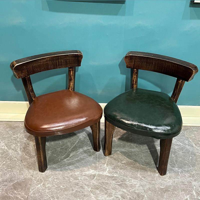 美式乡村家用儿童小椅子客厅茶几实木宝宝可爱沙发皮革矮板凳写字,住宅家具,其它椅子,淘宝优惠券,粉丝福利购,淘宝优惠卷