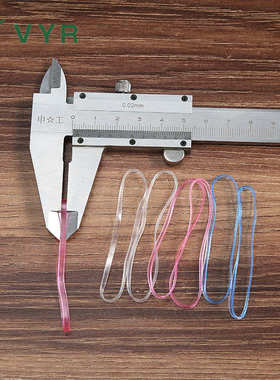 批发6024TPU彩色橡皮筋橡皮圈高弹力耐高温儿童一次性扎头发皮筋