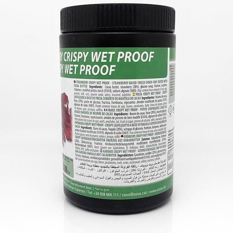 西班牙进口索萨草莓巧克力脆片 米其林餐 蛋糕西点装饰糖果水果干