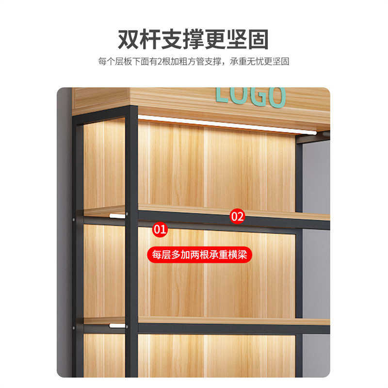 货架展示柜钢木置物架可调节陈列架落地简易超市多层收纳储物柜子,住宅家具,折叠桌,淘宝优惠券,粉丝福利购,淘宝优惠卷