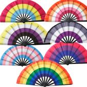 彩虹扇布折扇